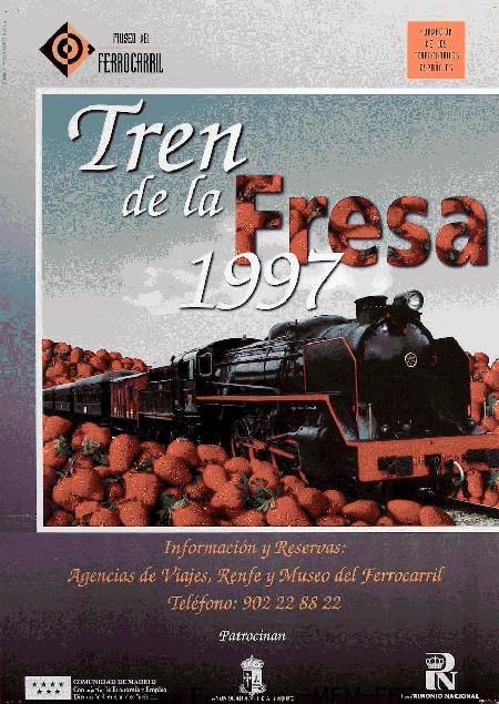Tren de la fresa 1997: informaci�n y reservas agencias de viajes