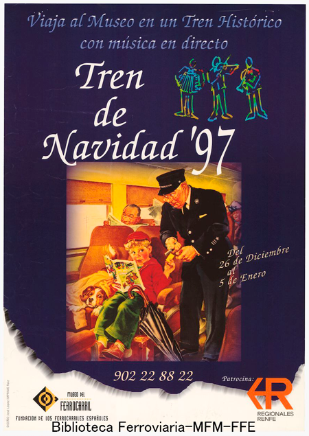 Tren de Navidad 97: viaja al Museo en un tren hist�rico con m�sica en directo