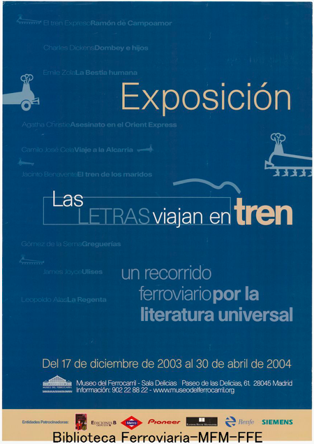 Exposici�n Las letras viajan en tren: un recorrido ferroviario por la literatura universal
