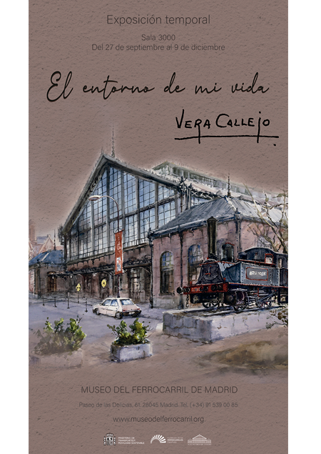 Cartel de la exposici�n temporal de acuarelas