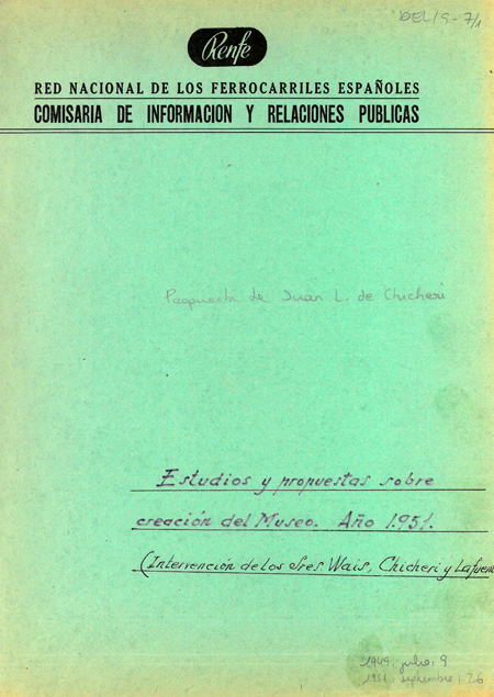 Propuesta para la creaci�n de un Museo Ferroviario en Espa�a