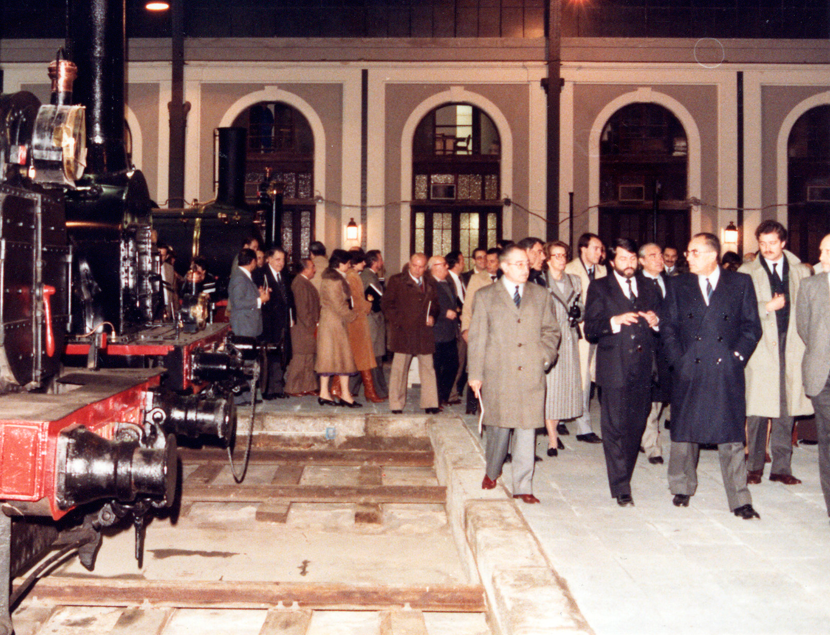 Presentaci�n a las autoridades de la nueva sede del Museo del Ferrocarril de Madrid