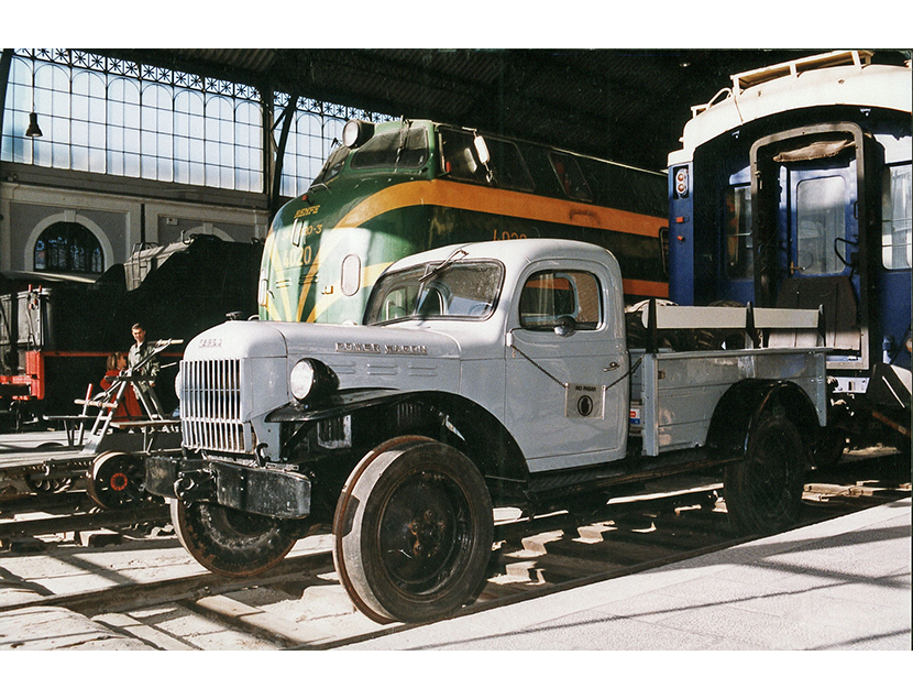 Vista parcial de la Sala de Tracci�n del Museo del Ferrocarril de Madrid