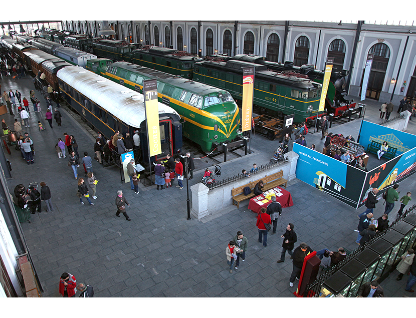 Jornada de Puertas Abiertas en el Museo del Ferrocarril de Madrid por la conmemoraci�n del 130 aniversario de la inauguraci�n de la estaci�n de Madrid-Delicias