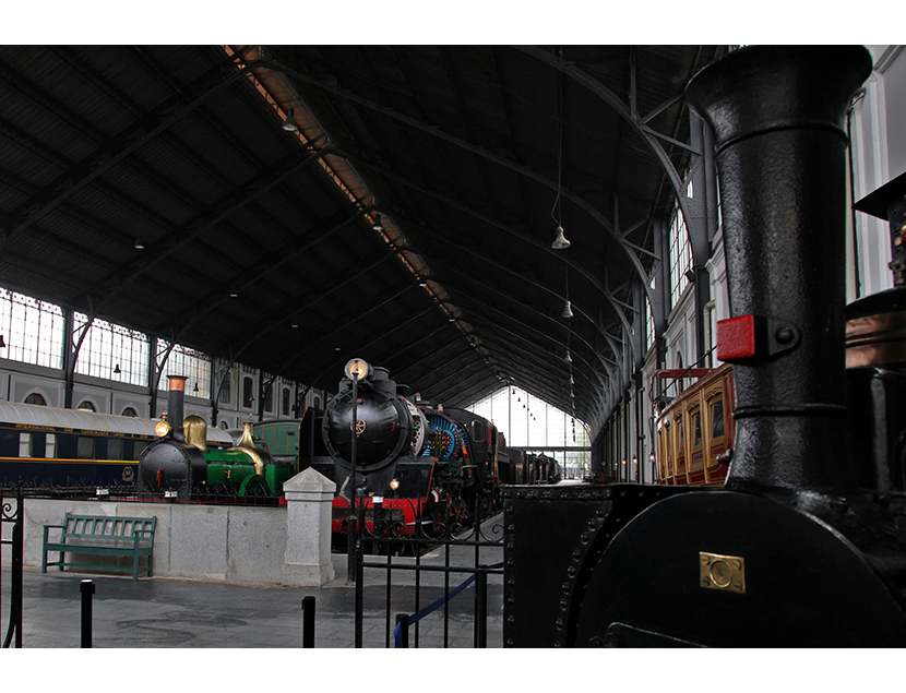 Sala de Tracci�n del Museo del Ferrocarril de Madrid