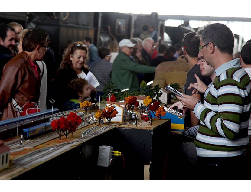Exhibici�n de modelismo de la AAF durante la Jornada de Puertas Abiertas 2015