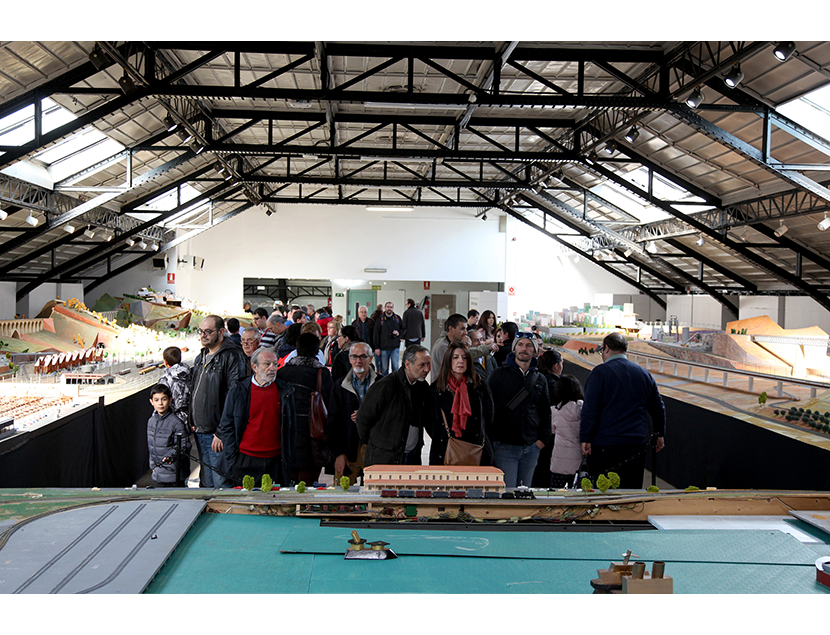 Presentaci�n de los trabajos iniciales de restauraci�n de la maqueta �Territorio Ferroviario� durante la Jornada de Puertas Abiertas 2018