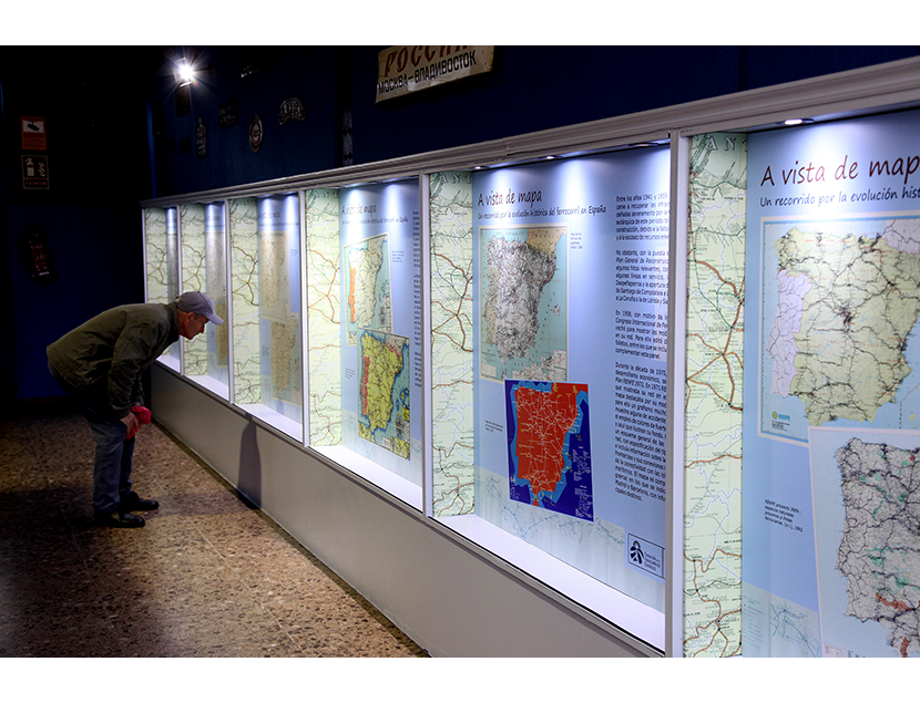 A vista de mapa: Un recorrido por la evoluci�n hist�rica del ferrocarril en Espa�a
