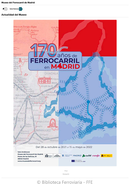 Noticias - Museo del Ferrocarril