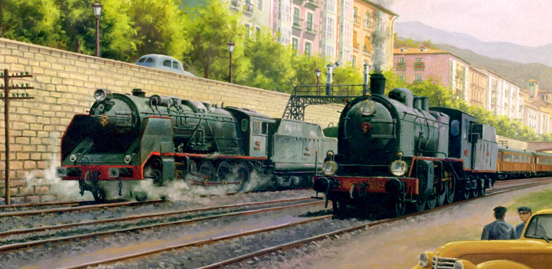 Entrando a la estaci�n