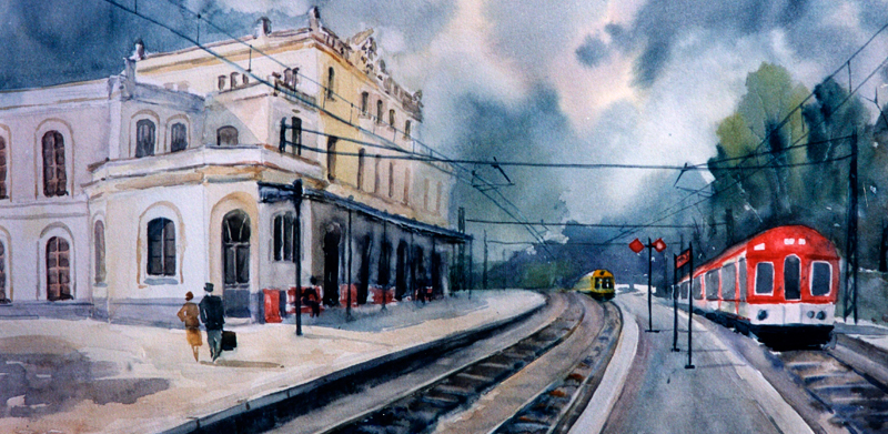 Estaci�n de ferrocaril de Sitges