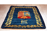 Alfombra �Teruel� de la Compa��a de los Caminos de Hierro del Norte de Espa�a. Medidas: 187 x 129 cm. - Pieza IG: 05767