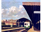 Estación de Atocha. Valgom (Óleo sobre lienzo, ca. 1980-1989) Medidas: 47 x 55 cm. Donación: GIRE-RENFE - Pieza IG: 01231 Estación de Atocha. Valgom (Óleo sobre lienzo, ca. 1980-1989) Medidas: 47 x 55 cm. Donación: GIRE-RENFE - Pieza IG: 01231