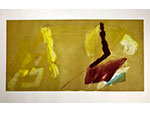 Espacio ocre. Joaqu�n Capa (grabado con aguafuerte y aguatinta sobre papel, d�cada 1990). Medidas: 74 x 120 cm. Pieza IG: 07314