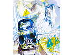 El Transcant�brico a su paso por Bilbao. Ra�l Fern�ndez Calleja (T�cnica mixta sobre papel, 2009) Medidas: 60 x 51 cm. - Pieza IG: 07372