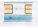 Coche suite n� 6. Joaqu�n Aubert Puigarnau (T�cnica mixta sobre papel, 2009) Medidas: 19,5 x 16,5 cm. - Pieza IG: 07393