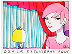 Ojal� estuvieras aqu�. Miguel �ngel Fern�ndez Mart�n (Acr�lico sobre papel, 2009) Medidas: 60 x 59 cm. - Pieza IG: 07415