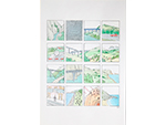 Viaje gr�fico en el Transcant�brico. Jorge Arranz Carrillo de Albornoz (T�cnica mixta sobre papel, 2009) Medidas: 41,5 x 29 cm. - Pieza IG: 07374