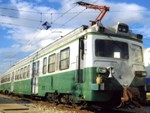 Automotor el�ctrico 435-005 (Maquinista, Terrestre y Mar�tima, Macosa y otros, Espa�a, 1958) Cesi�n: Asociaci�n de Amigos del Ferrocarril de Madrid, AAFM - Pieza IG: 01454