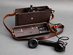 Tel�fono de campa�a RENFE, modelo DPA 1401 (Ericsson, Suecia, d�cada 1960) - Pieza IG: 02056