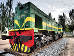 Locomotora di�sel 1401 (314-001-9) (Material y Construcciones, S.A. -Macosa-, Espa�a, 1963). Cesi�n: Ayuntamiento de Fuenlabrada (Madrid) - Pieza IG: 01430