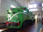 Locomotora el�ctrica 7766 (277-066-7) (English Electric, Vulcan Foundry, Westinghouse, Gran Breta�a, 1958) Cesi�n: Asociaci�n Leonesa de Amigos del Ferrocarril, ALAF - Pieza IG: 01449