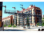 Puente de se�ales (1932) Utilizado por la Compa��a de los Ferrocarriles de Madrid a Zaragoza y a Alicante, MZA, en la estaci�n de Algodor, Madrid - Pieza IG: 03591