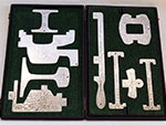 Plantillas de comprobaci�n de carriles (�AMG, Austria, ca. 1920) - Pieza IG: 02619