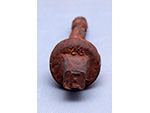 Tornillo tirafondo para traviesa de madera (Explotaci�n de Ferrocarriles por el Estado -EFE-, Espa�a, 1928) Donaci�n:  Miguel Jim�nez Vega - Pieza IG: 08059