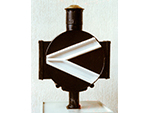 Farol indicador de posici�n de agujas de MZA (Espa�a, ca. 1930) - Pieza IG: 00239