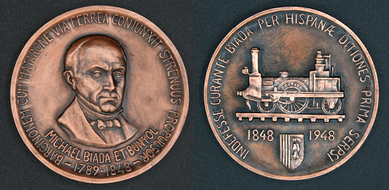 Centenario del Ferrocarril Barcelona-Matar�, 1848-1948