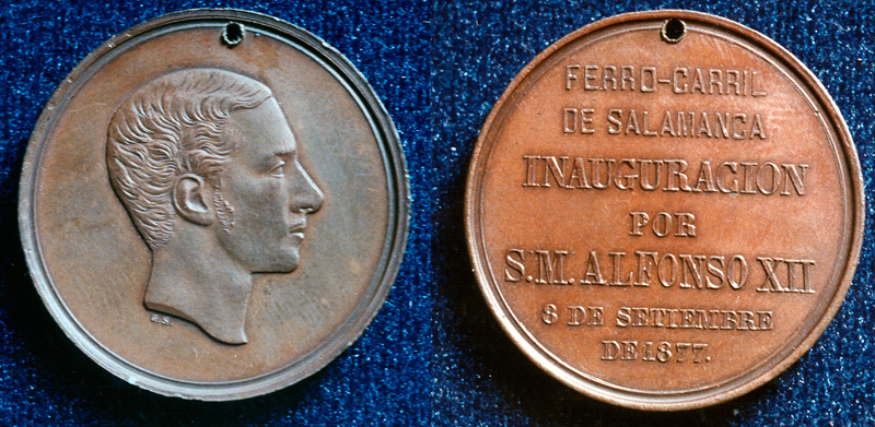 Inauguraci�n del Ferrocarril de Salamanca, 1877