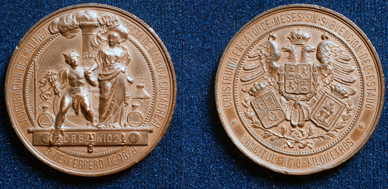 Inauguraci�n de la l�nea directa de Madrid-Ciudad Real, 3 de febrero de 1879