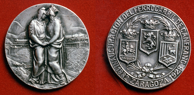 Inauguraci�n del Ferrocarril de Canfranc, 1882-1928