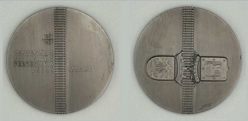 Centenario de la conexi�n ferroviaria Lisboa-Madrid, 1881-1981