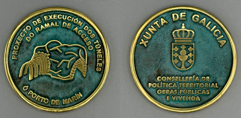 Inauguraci�n del ramal de acceso ferroviario Portomar�n el 10 de junio de 2003