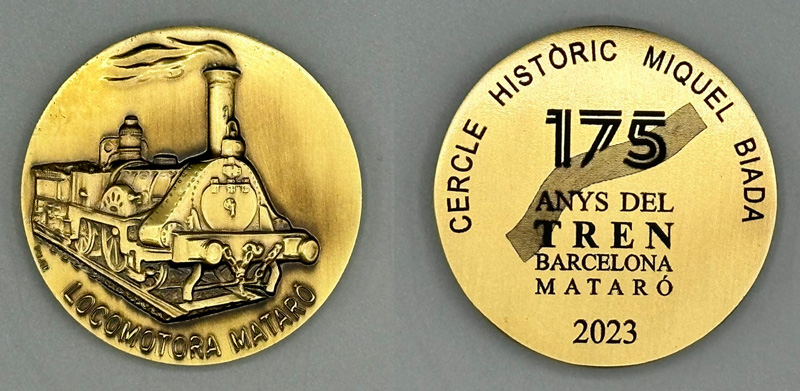175 a�os del del tren Barcelona Matar�, 2023