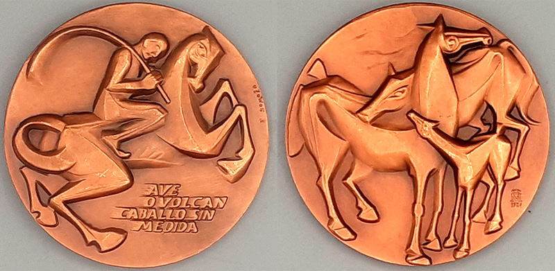 Medalla 'Caballos', 1986