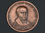 Medalla conmemorativa del Centenario del Ferrocarril Barcelona-Matar�, 1848-1948 (Vallmitjana, 1948) - Pieza IG: 00768