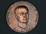 Medalla conmemorativa del 125 aniversario del primer ferrocarril de Espa�a: Barcelona-Matar�, 1848-1973 - (Jordi Arenas Clavell, 1973) - Pieza IG: 00799