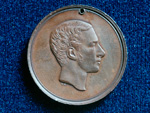 Medalla conmemorativa de la inauguraci�n del Ferrocarril de Salamanca (Gregorio Sell�n y Gonz�lez, Madrid, 1877) - Pieza IG: 00772