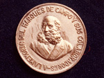 Medalla conmemorativa del Centenario del Ferrocarril de Grao de Valencia a J�tiva, 1852-1952 (Vicente Rodilla Zan�n, Valencia, 1952) - Pieza IG: 00784