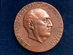 Medalla conmemorativa del XXX Aniversario RENFE, 1941-1971 (Madrid, 1971). Donaci�n: Sr. Urcola - Pieza IG: 00794