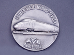 Medalla conmemorativa del viaje inaugural tren AVE Madrid-Sevilla, abril 1992 (An�nimo, 1992) - Pieza IG: 06987