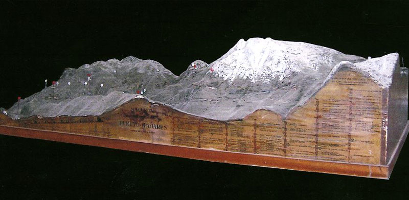 Maqueta del Puerto de Pajares de la l�nea de Le�n a Gij�n