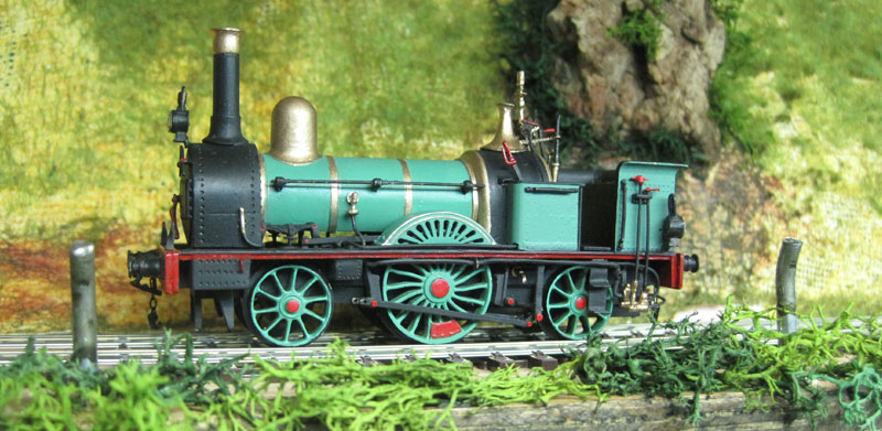 Modelo est�tico de la locomotora de vapor 1 “Tardienta”