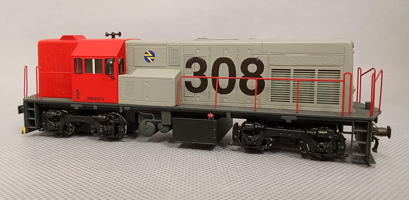 Modelo de locomotora di�sel 308