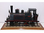 Modelo de locomotora de vapor 020-0231 (Carlos Hern�ndez Catal�, Madrid, 1995). Escala: 1:10. Medidas: 40 x 68 x 29 cm. Donaci�n: Familia Hern�ndez Catal� - Pieza IG: 05770