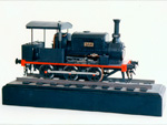 Modelo de locomotora de vapor tipo 030T 'Sar' (Alberto D�ez Ponce, d�cada 1960). Escala: 1:30 � Pieza IG: 00845