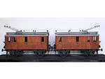 Modelo de doble locomotora el�ctrica trif�sica n� 6 y 7, de la Compa��a Andaluces. (Brown, Boveri & Cie., Suiza, ca. 1945-1948). Escala: 1:10. Medidas: 56 x 181 x 40 cm. Donaci�n: Henri Margot Ehrenberg - Pieza IG: 00701
